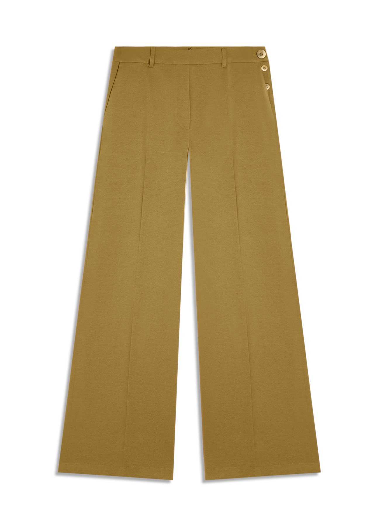 Calça Lilla Patte D`eph Buttons Ocre